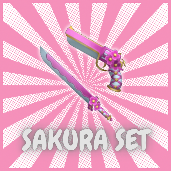 Sakura Set MM2 / Murder Mystery 2 Godly Bundle