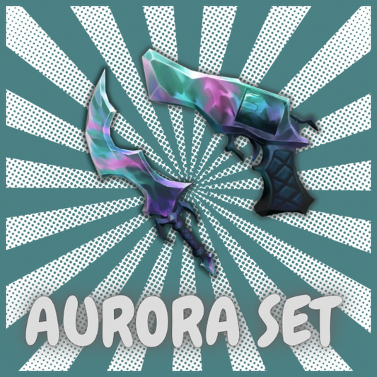 Aurora Set MM2 2024 - Murder Mystery 2 Godly Bundle