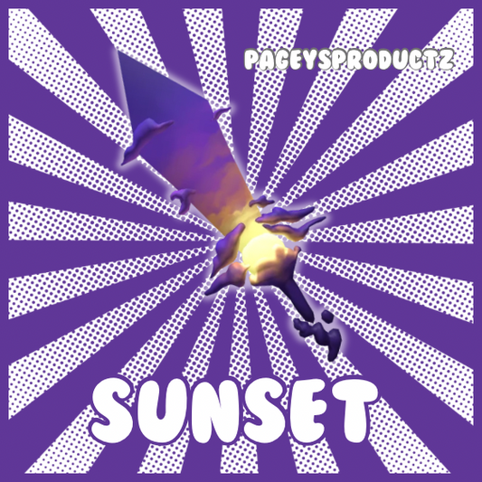 Sunset MM2 Knife - Murder Mystery 2 - Godly Knife